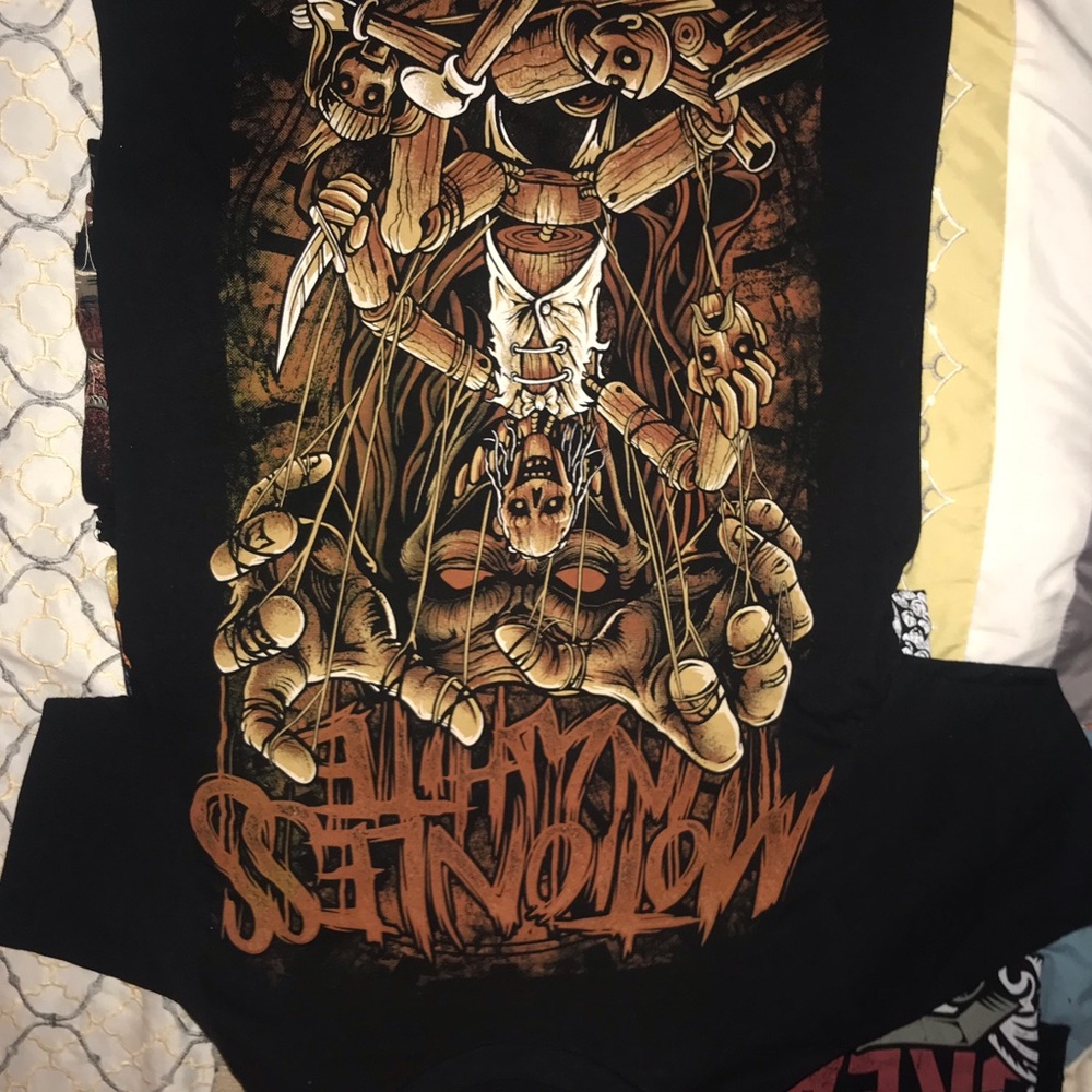 Brand New Motionless in White puppet shirt